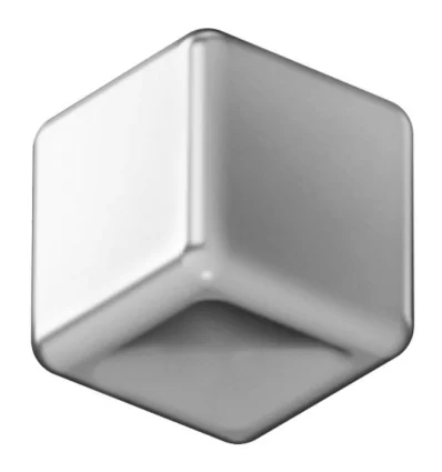POMOLO QUADRO ZAMA BIANCO OPACO MM 20