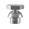 Dado ZN cieco semisferico antintrusione 10 mm